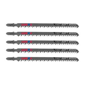 레녹스 LXKRC616T5 목재용 직소날 152mm 5P작업 작업용 톱날 직쏘 쏘기 절삭공구 직소