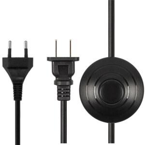 전기연장선 데스크 램프 전원 코드 스위치 포함 AC 미국 표준 코어 익스텐션 1PC