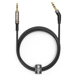 보스 700 콰이어트컴포트 울트라 QC45 QC35II QC35 QC25 노이즈 캔슬링 헤드폰 JBL E45BT E55BT E65BTNC 블루투스 이어폰 오디오 교체 와이어(1팩 5피트)용 MR REX 3.5MM ~ 2.5MM AUX 케이블 코드