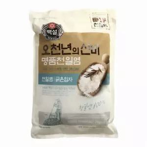 백설 명품 천일염 오천년의 신비 굵은입자 소금 3kg x4개
