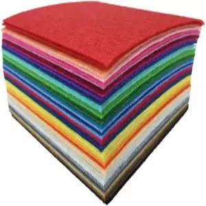 플릭플랙 16PCS 8 x 12 인치 (20 30cm) 모듬 컬러 펠트 패브릭 시트 바느질 DIY 공예품 1mm 두께