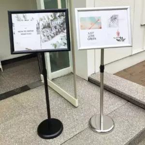 메뉴판거치대 A4 배너 안내판 스탠드 포스터 광고판 행사 스팬 입간판 POP