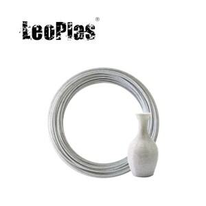 LeoPlas 대리석 PLA 필라멘트, 1.75mm, 20 미터 샘플, 3D 프린터 펜 소모품, 인쇄 플라스틱 재료