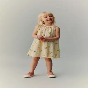 ZARA 자라 CASA LAWA X KIDS 레몬 자수 원피스 - 크림 1372/455/712 156688
