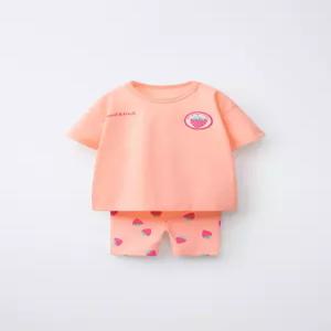 ZARA 자라 딸기 티셔츠  레깅스 세트 - 귤 1880/100/643 156637