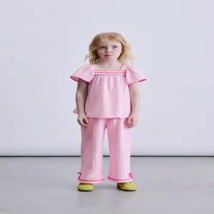 ZARA 자라 콘트라스트 웨이브 텍스처 탑 - 로즈핑크 / 제비꽃 5767/647/668 151213