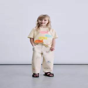 ZARA 자라 크로셰 피쉬 자수 티셔츠 - 스크래치 화이트 4012/626/251 151183