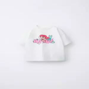 ZARA 자라 ARIEL 프린세스 ⓒ DISNEY 티셔츠 - 화이트 5431/852/250 151037