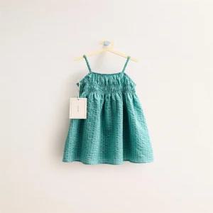 ZARA 자라 TIMELESS - 체크 원피스 블루 / 그린 1397/486/445 150858