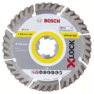 보쉬 X-Lock 5 다이아몬드 디스크 마른날 166 1.6mm (1EA) 절삭공구 작업 마른 벽돌절단 콘크리트 작업용