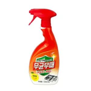 무균무때 주방 세정제 렌지 후드 기름 제거 500ml 찌든 청소 세제 용세제