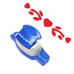테두리모양펀치 RB-45 032 RIBBON HEART2독특한 꾸미기 꾸미기용 내기 패턴 미술 미술용 아트 창작도구만들