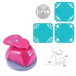 3in1코너모양펀치 RC-06 075 Flowers독특한 꾸미기 꾸미기용 내기 패턴 미술 미술용 아트 창작도구만들기