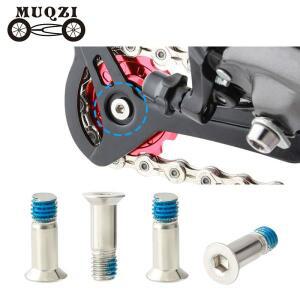 MUQZI 2PCS 풀리 볼트 뒷 변속기 스테인레스 스틸 M5 자키 나사 MTB 도로 자전거 아이들러 가이드 휠 사이