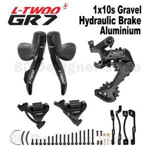 LTWOO 유압 디스크 브레이크 시프터, 그래블 바이크 리어 드레일러, 10V 11-46T 카세트, 1x10S GR7, 10s