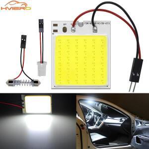 T10 C5W 자동차 Led Cob 16/24/36/48SMD 흰색 주차 전구 인테리어 독서 패널 램프 슈퍼 밝은 꽃줄 번호판