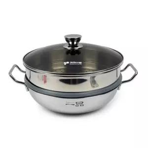 가스레인지찜기 인덕션 가스레인지 다양한 열원 일품 3단 찜냄비 28cm