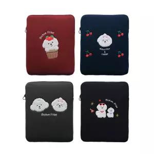 쁘숑앤포숑 11 세로 노트북 파우치보관치 수납치 용치 귀여운치 소프트치 케이스 가방 파우치 노트북백 악
