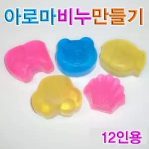향앤미과학 아로마 비누 만들기 12인용실험키트 학습교구 교재 교육용 도구