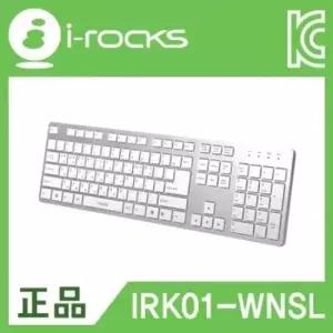 마우스세트 아이락스 USB 슬림 유선 키보드 실버