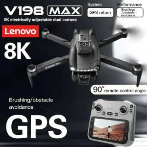 드론 V198MAX 장애물 회피 항공 촬영 카메라 접이식 전문가용 쿼드콥터 8K 브러시리스 5G HD
