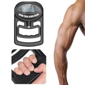 265Lbs/120Kg 그립 강도 테스터 LCD 화면 USB 디지털 손 동력계 파워 트레이닝 스포츠 용 측정기