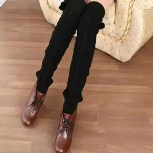 겨울토시 오버 니삭스 겨울 레그 워머 니트 꽈배기 여성 토시