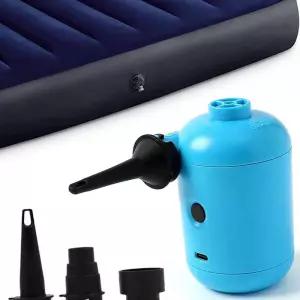 USB 전동에어펌프 캠핑 휴대용바람주입펌프 자전거 공펌프 튜브 짐볼 다용도 핸드 에어 바람