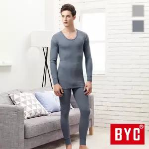 [하프클럽/위드투윤]BYC 에어메리 남자 삼중직 내복세트 (회색,진회색/95-105) BYT6680