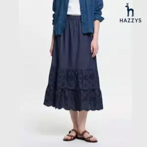[백화점 정품] 헤지스 레이디스 [26SS]데님라이크 아일렛 스커트 HSSK6B303