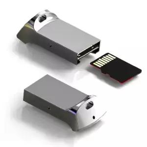 미니 알루미늄 USB 메모리 카드 리더 어댑터 마이크로 SD PC 컴퓨터 노트북
