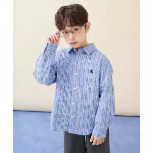 빈폴 키즈 BI6164U05P 클래식 체크 셔츠 블루 1032978