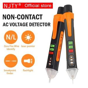 NJTY 비접촉 전압 검출기 T02A AC 테스터 펜 미터 12-1000V 센서 연필 브레이크 포인트 파인더