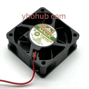매직 MGA6024XR-025 2 선 서버 냉각 선풍기, DC 24V, 0.17A, 60x60x25mm