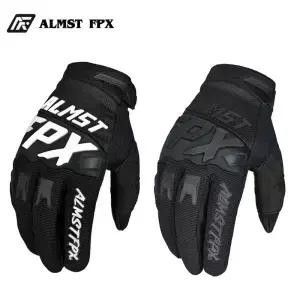 ALMST FPX 레이스 오토바이 장갑 ATV MX UTV BMX 오프로드 자전거 타기를위한 통기성 전체 손가락 남성용