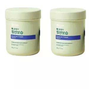 뷰티톤업 그린핑거 힘센보습 에센셜 크림 500g x 2 아보카드 열매함유