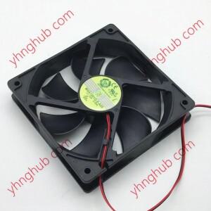 매직 MGA12012LS-A25 2 선 서버 냉각 선풍기, DC 12V, 0.30A, 120x120x25mm
