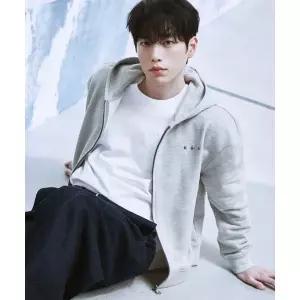 DRAW FIT 리벳 포인트 크롭 후드 집업 [MELANGE]