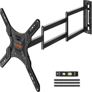 대부분의 26-65인치 TV용 Elive Long Arm TV 월 마운트 37.4인치 Extension 스위블 틸트 Max VESA 400x400mm 풀 모션 브래킷은 최대 77파운드까지 견딜 수 있습니다.