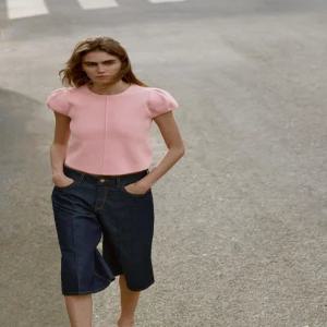 ZARA 벌룬 슬리브 반소매 니트 탑 - 로즈핑크 4192/009/620