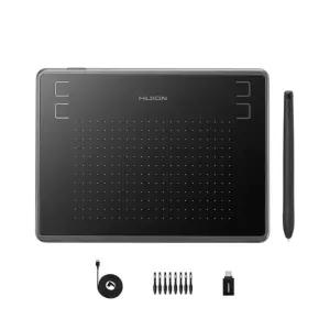 배터리 없는 스타일러스 드로잉 있는 Mac, PC, 핫 Insproy 태블릿 키가 디자인, 그리기, 4.8x3 4개의 태블릿, H430P 가르치기, Lin 쓰기, 그래픽 HUION