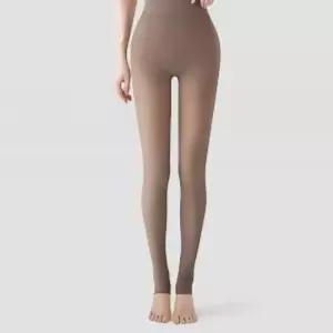 시스루팬티스타킹 200D슬림핏무발고리형시스루착시스타킹커피색 시스루팬티스타킹