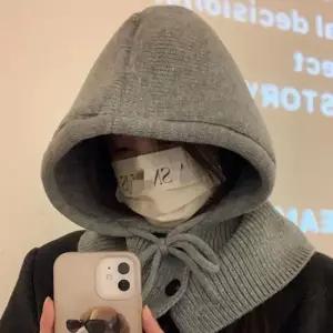 바라클라바 여성머플러 모자목도리 후드머플러 방한목도리 220g 바라클라바 여성머플러