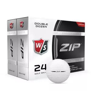 WILSON 스테프 지프 더블 도젠 골프공 화이트 L 24개입 (WGWP25000)