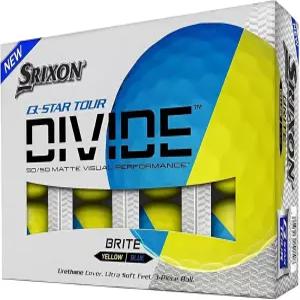 스릭슨 Q-스타 투어 디바이드 옐로우/블루 골프공 12구