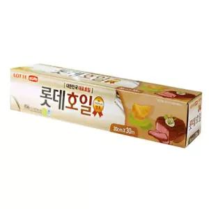 롯데 알루미늄 호일 30cmx30m 1p 조리 은박 쿠킹호일 알루미늄호일 주방호일