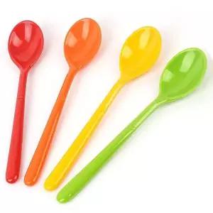 국산 멜라민 스푼 1P 커피 티스푼 요거트 미니 스푼