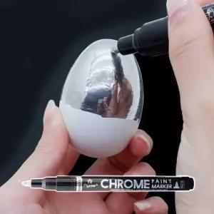 도색 리퀴드 크롬 펜 7 10mm 메탈릭 마커 광택용