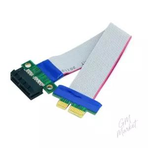 pci express 1x 연장 19cm 라이저 케이블 컴퓨터 조립 어댑터 튜닝pc 채굴기부품 pci연장케이블