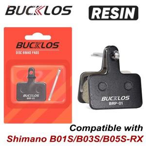 BUCKLOS Mtb 디스크 브레이크 패드 Shimano B01S/B03S/B05S-RX 산악 자전거 사이클링 액세서리 용 수지 유